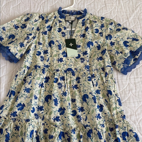 Tuckernuck Bluebird Melody Crawford Linen Blend Mini Dress XS New NWT - Picture 12 of 12